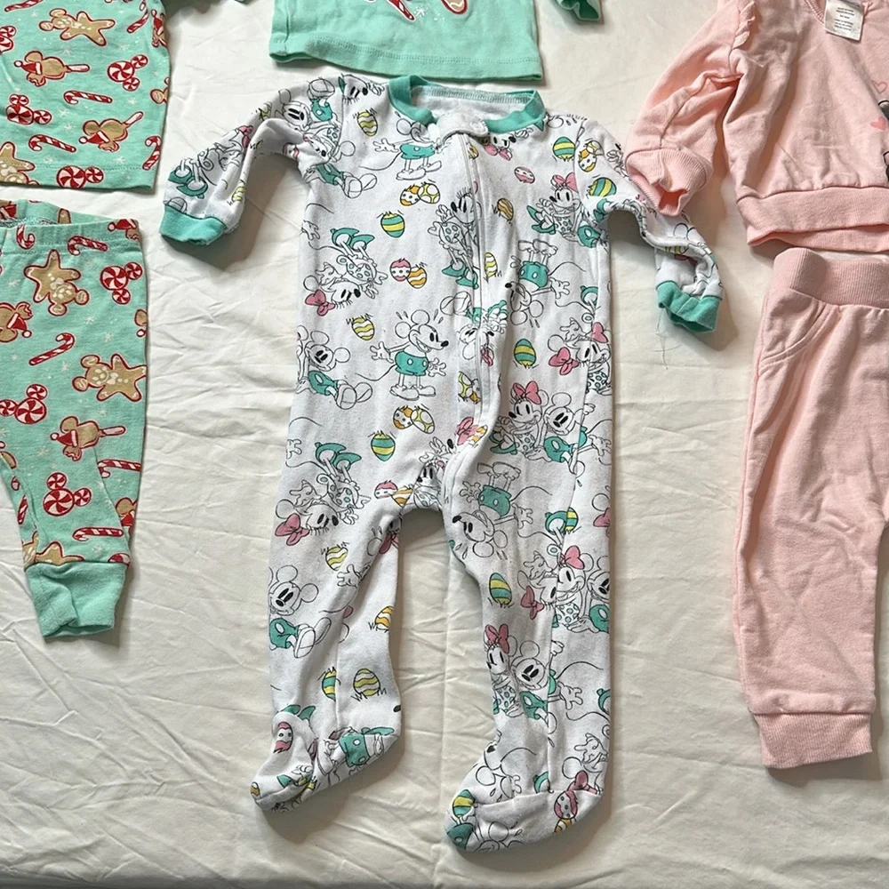 Disney Baby size 6-9 months bundle. GREAT CONDITION. Includes 2 pajama sets,